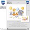 Baby Shower II Counted Cross Stitch Kit – 14CT Cotton Aida, DIY Embroidery for Beginners & Adults, 10.8×8.8 Inch, Home Décor & Gift